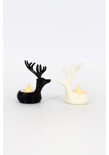 Geyik Işıltısı Mumluk Dekor Obje ve Aksesuar modelleri