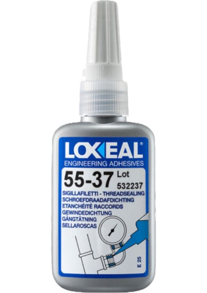 55-37 LPG Su Sızdırmaz Orta Mukavemetli Anaerobik Yapıştırıcı (250ml)