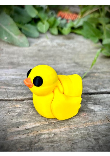 Ördek Oyuncak- Bebek Ördek Gölün Sevimli Kaşifi 🦆🌊 3D Hareketli Organik Model - Orta Boy indirimleri