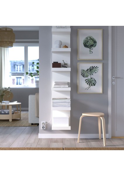Ayaksız Duvar Rafı, Beyaz, 30X190 cm fiyatları