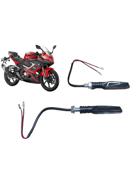 Rks Srk 125R Kırmızı Park - Kırmızı Çakar - Sarı Kayan LED Sinyal Takımı