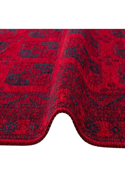 Buhari Bhr 04 Kaymaz Tabanlı İnce Afgan Desenli Halı modelleri