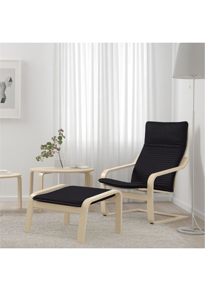 Sallanan Koltuk ve Ayak Uzatma Taburesi, Knisa Siyah-Huş fiyatları