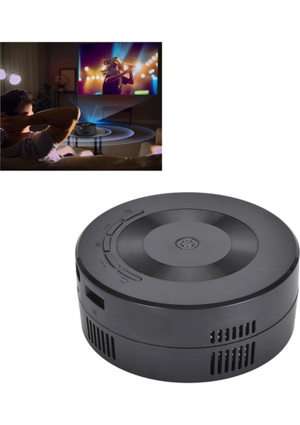 1080P Mini Taşınabilir LED Projektör Dış-Iç Mekan Telefon Yansıtmalı Ev Sineması fırsatları