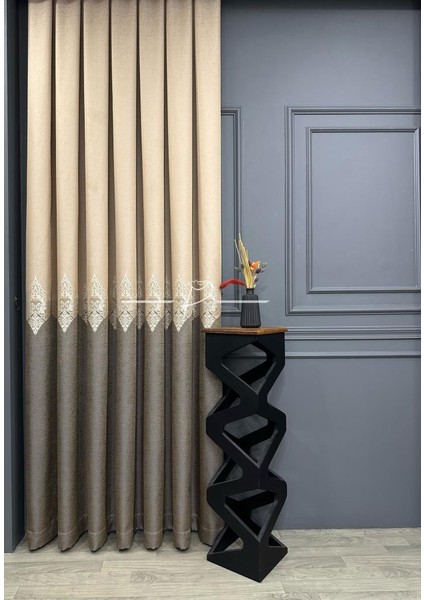 Fon Perde Pano Panel Fonluk Ekselans Desen 90X270