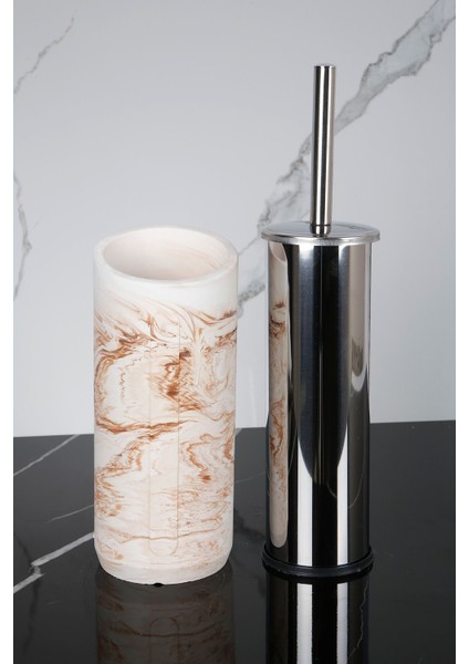 2 Parça Dekoratif Beton Tuvalet Fırçası Metal Wc Fırçalığı fiyatları