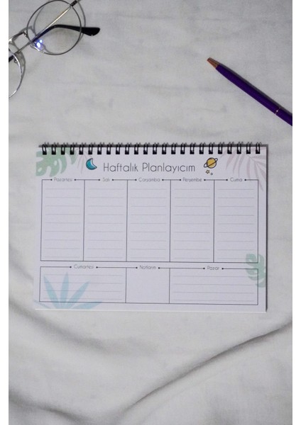 Kiraz Desen Haftalık Planlayıcı - Tarihsiz Ajanda (A5) Süresiz Planlayıcı fiyatları