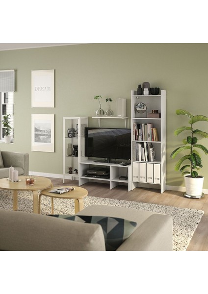 Tv Ünitesi, Beyaz, 174X35X160 cm fiyatları