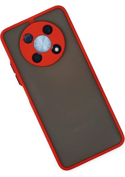 Huawei Nova Y90 Kılıf Montreal Silikon Kapak - Kırmızı Arbkd modelleri