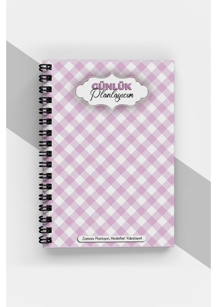Pötikare Günlük Planlayıcı - 90 Sayfa - Tarihsiz Ajanda (A5) Planlayıcı Defter
