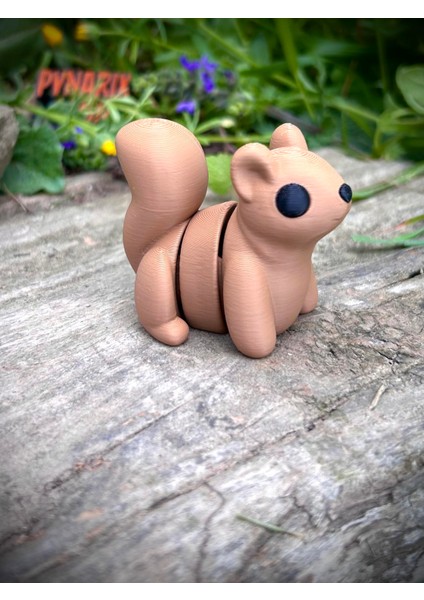 Sincap Oyuncak - Ormanın Enerjik Cıvıl Cıvıl Kaşifi 🌰🐿️3d Hareketli Organik Model- Orta Boy fiyatları