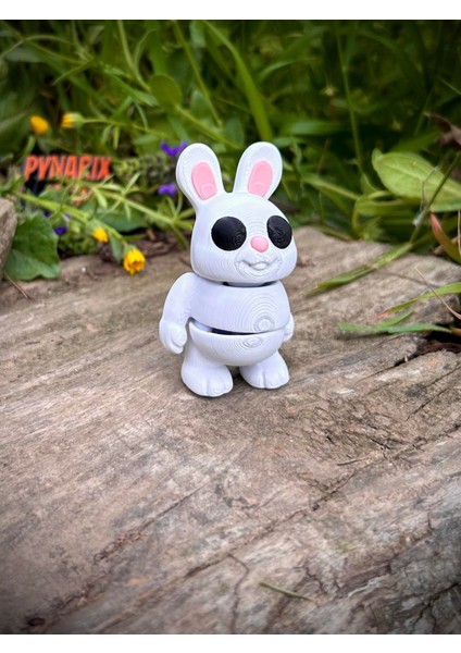 Tavşan - Ormanın Neşeli ve Çevik Kaşifi Ayakta!🐇🌿✨3d Hareketli Organik Oyuncak - Model Orta Boy fırsatları