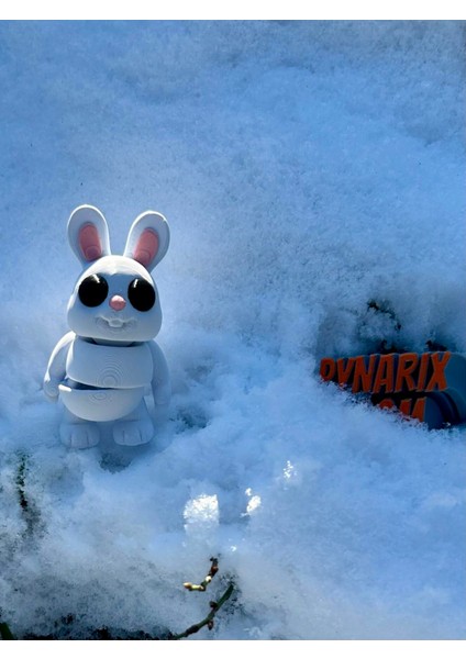 Tavşan - Ormanın Neşeli ve Çevik Kaşifi Ayakta!🐇🌿✨3d Hareketli Organik Oyuncak - Model Orta Boy