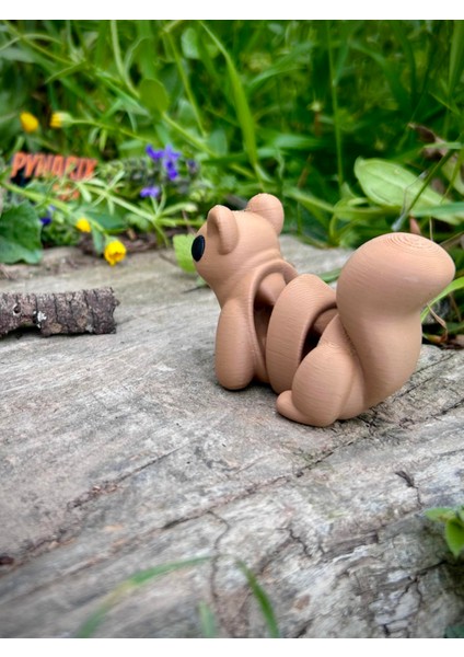 Sincap Oyuncak - Ormanın Enerjik Cıvıl Cıvıl Kaşifi 🌰🐿️3d Hareketli Organik Model- Orta Boy fırsatları