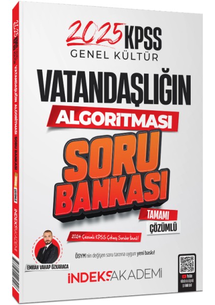 Indeks Akademi Yayıncılık 2025 Kpss Vatandaşlık Vatandaşlığın Algoritması Soru Bankası Çözümlü