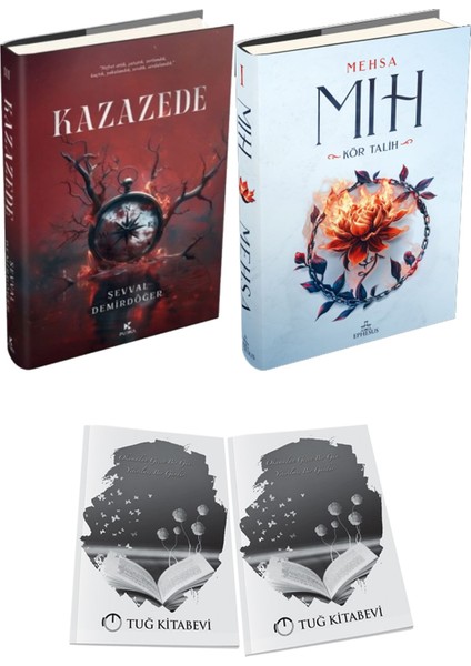 Kazazede 3 ve Mıh 1 Kör Talih 2li Set Ciltli + Hediyeli