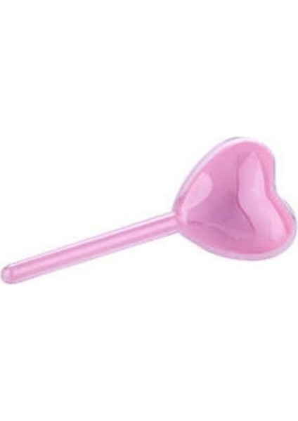 Pembe Renkli Çubuklu Kalp Kutu, Şık ve Sevimli Tasarım, Tek Adet