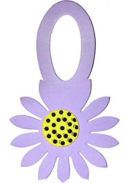 Çok Renkli Eva Çiçek Seti, 6,5cm En, 120CM Boy, 1 Adet