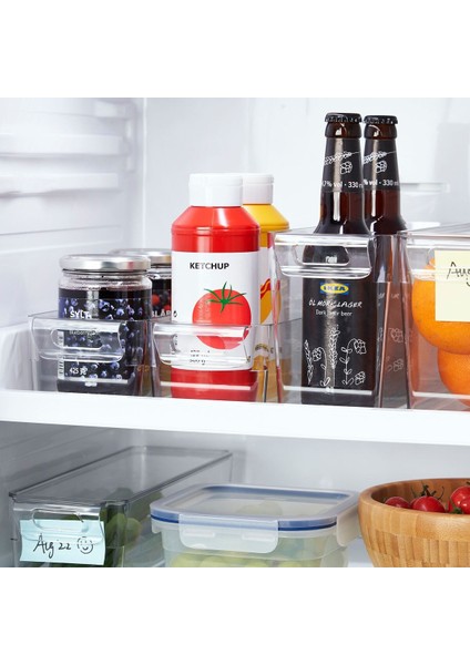 Buzdolabı Için Saklama Kutusu, Şeffaf, 32X10X8 cm fırsatları