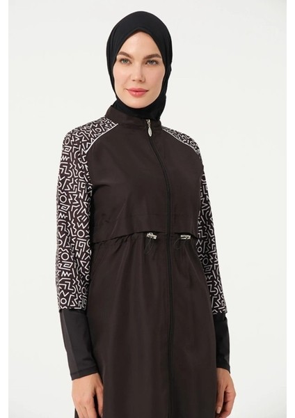Hızlı Kuruyan Paraşüt Kumaş Kadın Tesettür Mayo 22165 indirimleri