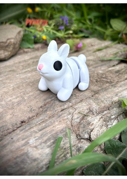 Tavşan Oyuncak - Zıplamanın Keyfi! Zıp Zıp 🐇🌿✨3d Hareketli Organik Model-Orta Boy indirimleri