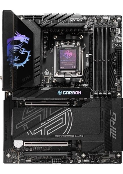 Msı Mpg X870E Carbon Wıfı Amd X870E Soket Am5 Ddr5 fiyatları