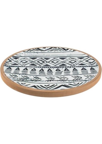 Ahşap Etnik Desen Dekor/tabak 38CM fiyatları