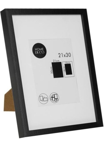 Ahşap Siyah Çerçeve 21X30CM