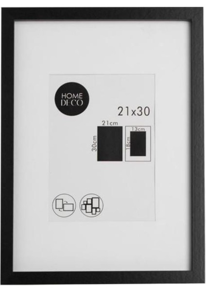 Ahşap Siyah Çerçeve 21X30CM fiyatları