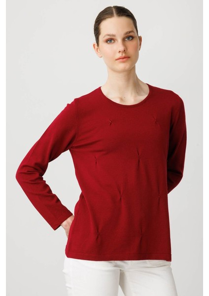 Kadın Sıfır Yaka Önü Pileli Boncuklu Ligralı Bluz V.çürüğü fırsatları