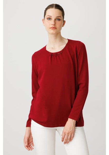 Kadın Sıfır Yaka Dantel Çiçek Işlemeli Ligralı Bluz V.çürüğü fiyatları