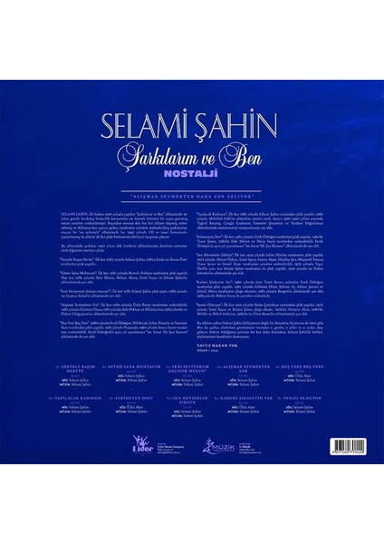 Selami Şahin Şarkılarım ve Ben (Plak) fiyatları