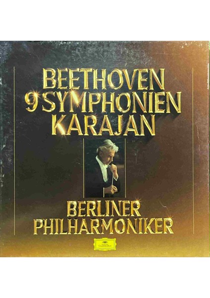 Beethoven / Karajan Berliner Philharmoniker – 9 Symphonien (8 Lp) Box Set Plak