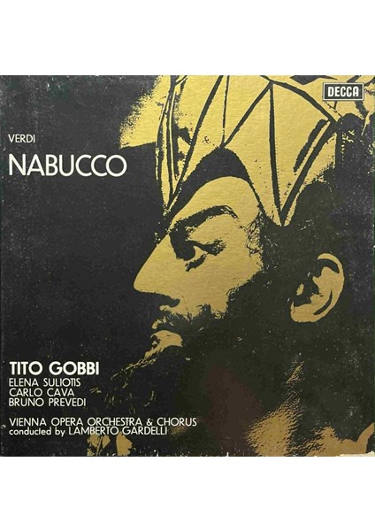 Giuseppe Verdi Nabucco 3 Lp Box Set Plak