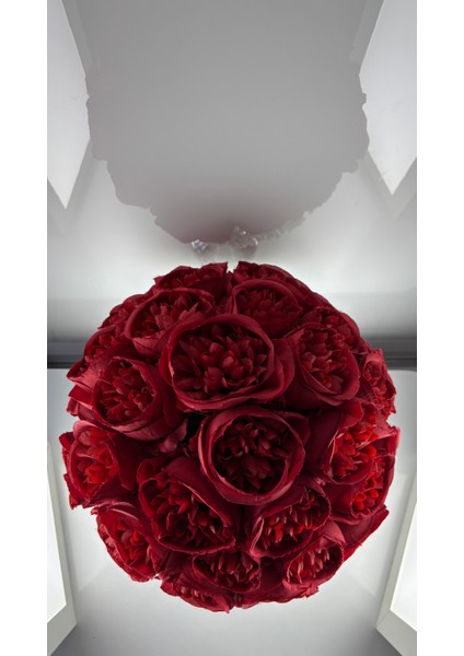 Kristal Metal Saksıda Yapay Şakayık Kız Isteme Çiçeği Nişan Sevgili Söz Aranjmanı Masa Çiçeği Dekoru indirimleri