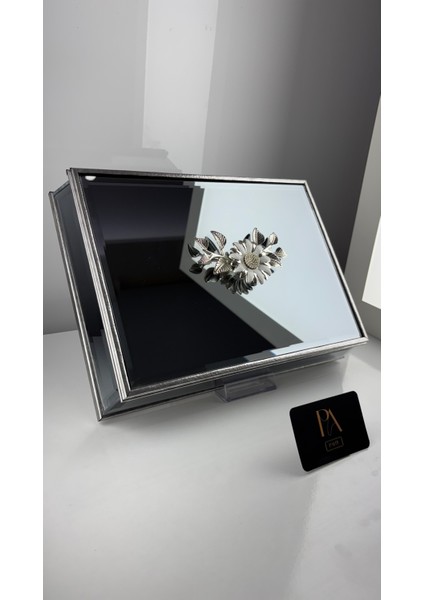 Aynalı Kutu Gondol Şekerlik Sunumluk Söz Nişan Kız Isteme Çikolatalık Dekoratif Obje Biblo Süs Eşya fırsatları