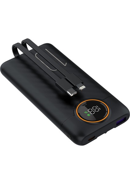 Force P12 10000MAH 22.5W Dijital Ekran Powerbank