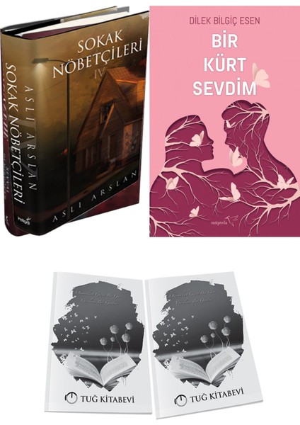 Bir Kürt Sevdim 1 ve Sokak Nöbetçileri 4 Ciltli Aslı Arslan 2li Set + Hediyeli