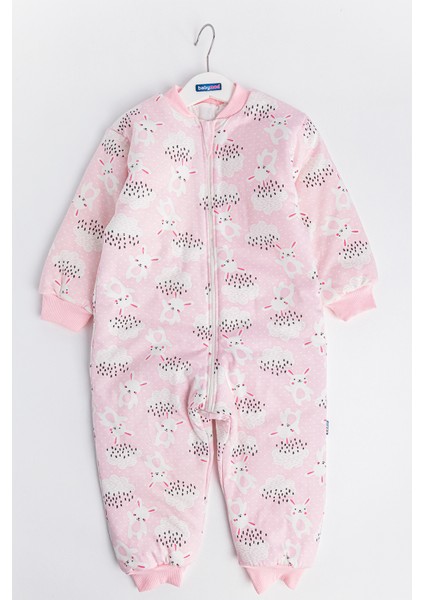 Tavşan Desenli Kız Çocuk Uyku Tulumu