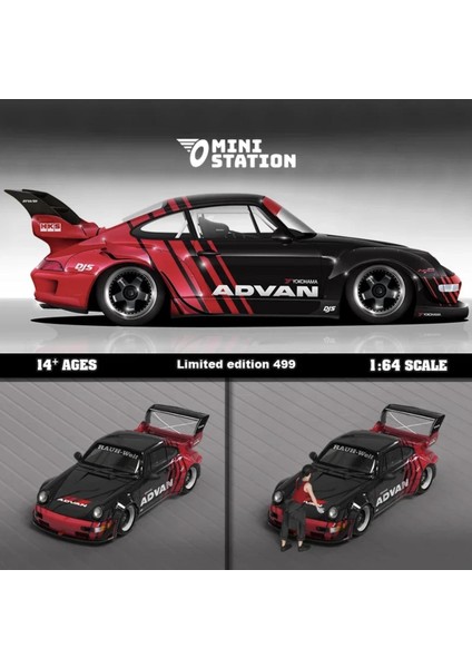 Porsche Advan Limited Edition Figür