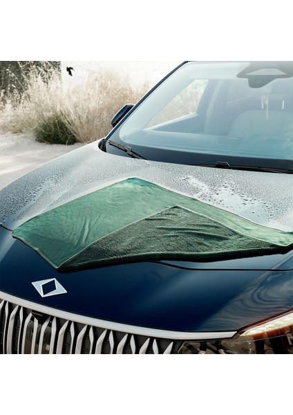 Jade Twisted Pile Mikrofiber Oto Kurulama Havlusu 60×90CM 600GSM – Koyu Yeşil fiyatları