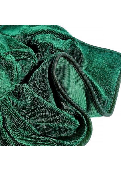 Jade Twisted Pile Mikrofiber Oto Kurulama Havlusu 60×90CM 600GSM – Koyu Yeşil indirimleri