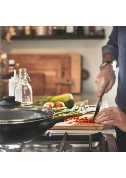 Wok Tava, Yapışmaz Kaplama-Siyah, 28 cm fırsatları