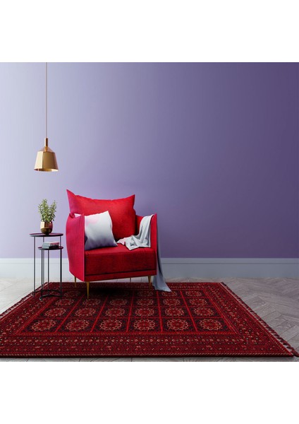 Buhari Bhr 03 Kaymaz Tabanlı Ince Afgan Desenli Halı fiyatları