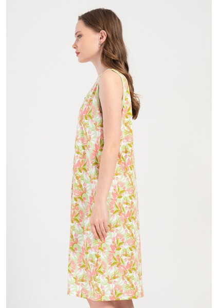 Pamuklu Kadın Genıs Askılı Fermuarlı Ev Elbısesı , 408166 fiyatları