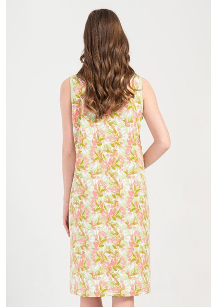 Pamuklu Kadın Genıs Askılı Fermuarlı Ev Elbısesı , 408166 fırsatları