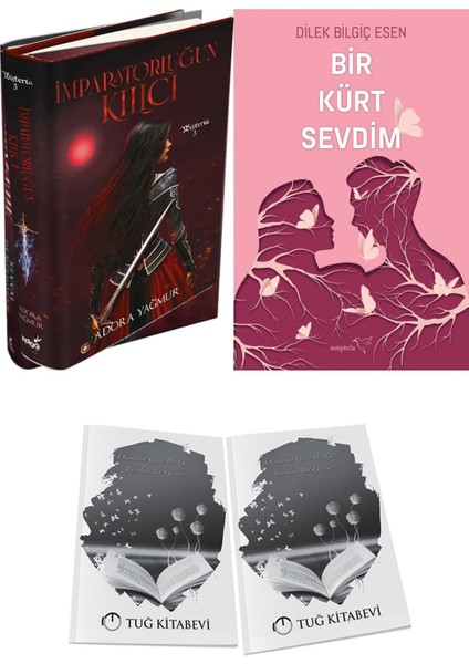 Bir Kürt Sevdim 1 ve Imparatorluğun Kılıcı Ciltli Adora Yağmur 2li Set + Hediyeli