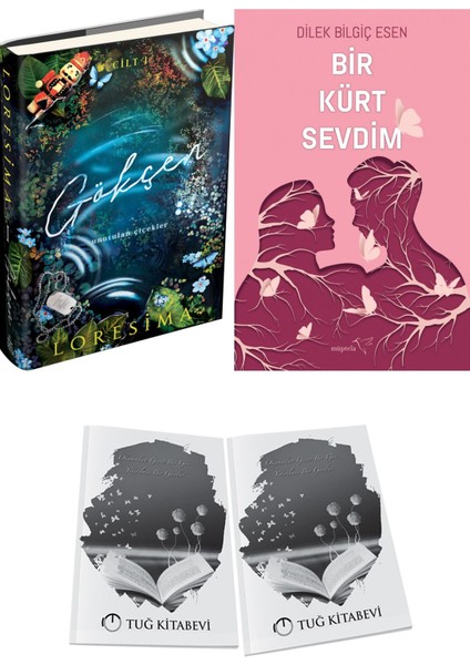 Bir Kürt Sevdim 1 ve Ephesus Yayınları Gökçen 1 Ciltli Loresima 2li Set + Hediyeli