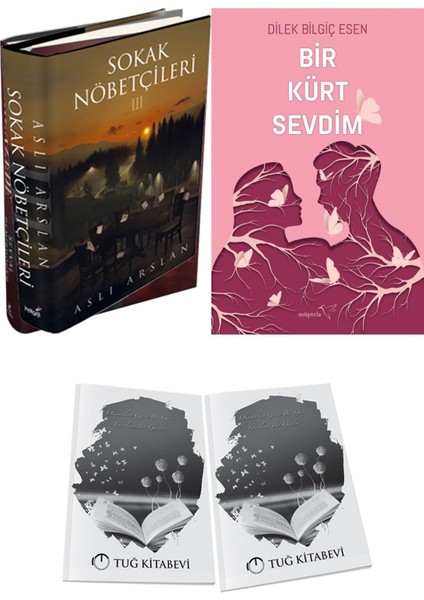 Bir Kürt Sevdim 1 ve Sokak Nöbetçileri 3 Ciltli Aslı Arslan 2li Set + Hediyeli