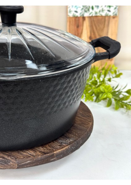 Dıamente Granit Döküm Derin Model Tencere 28 cm modelleri